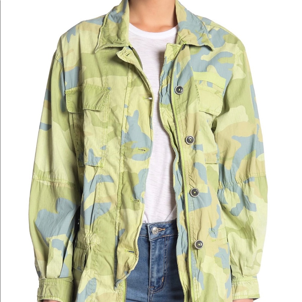 Free People Camo Jacket